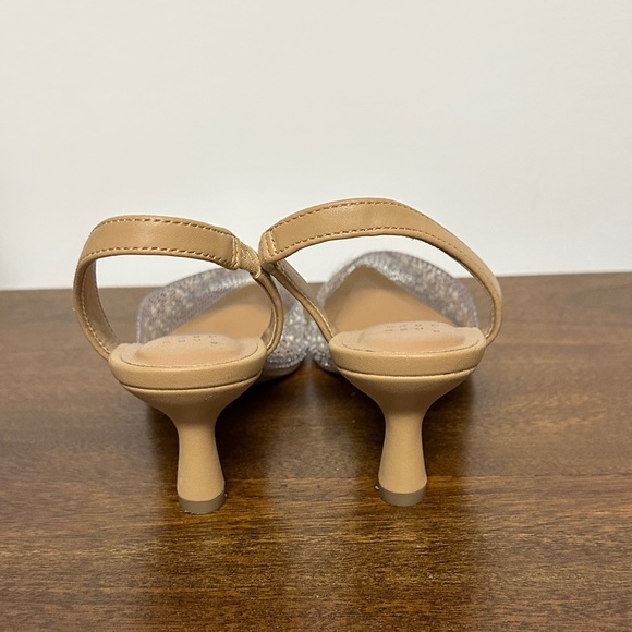 A New Day Women's Sparkling Silver Flats - Picture 3 of 4